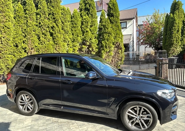 BMW X3 cena 155000 przebieg: 53000, rok produkcji 2021 z Siemiatycze małe 407